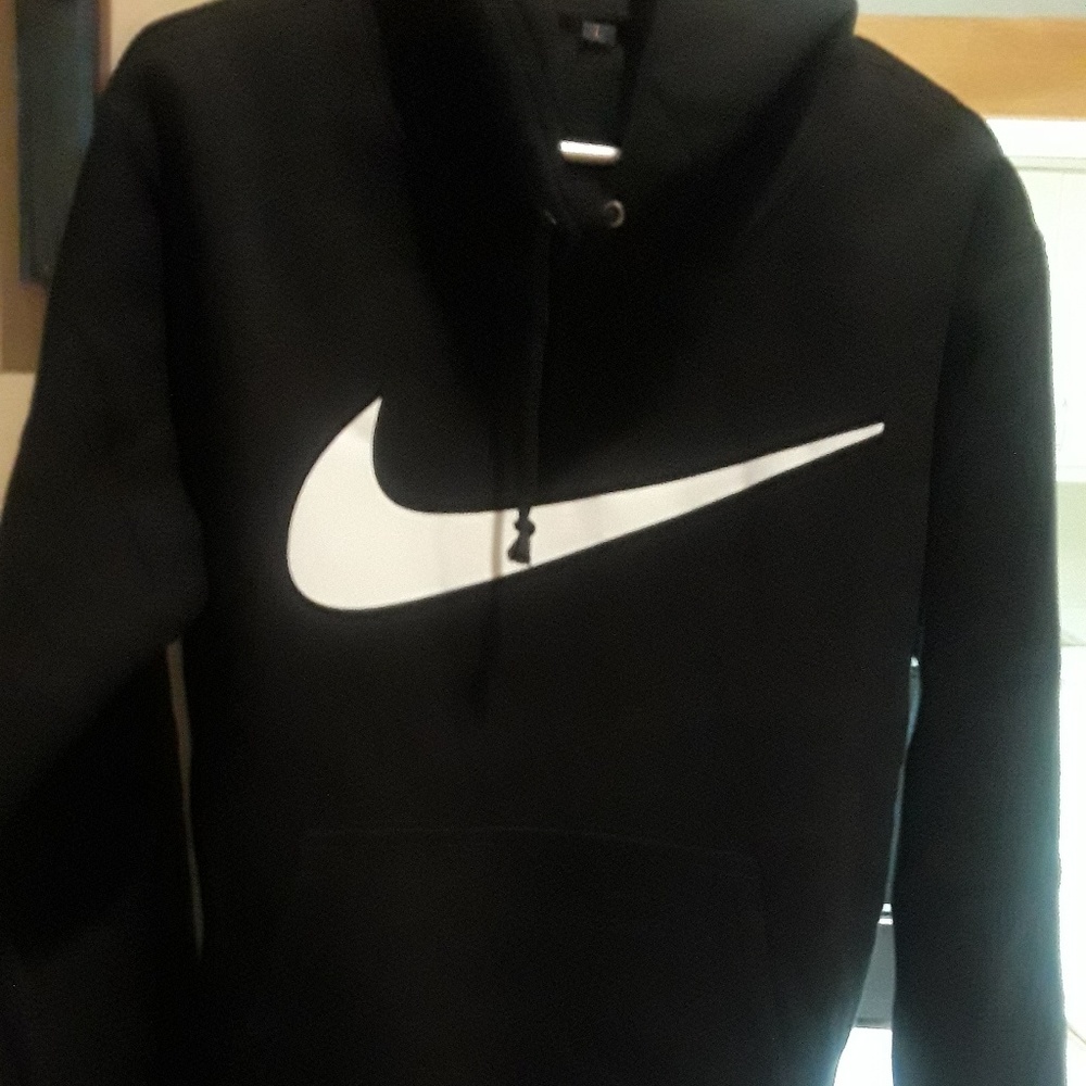 Women's Black/White Nike Sweater Hoodie