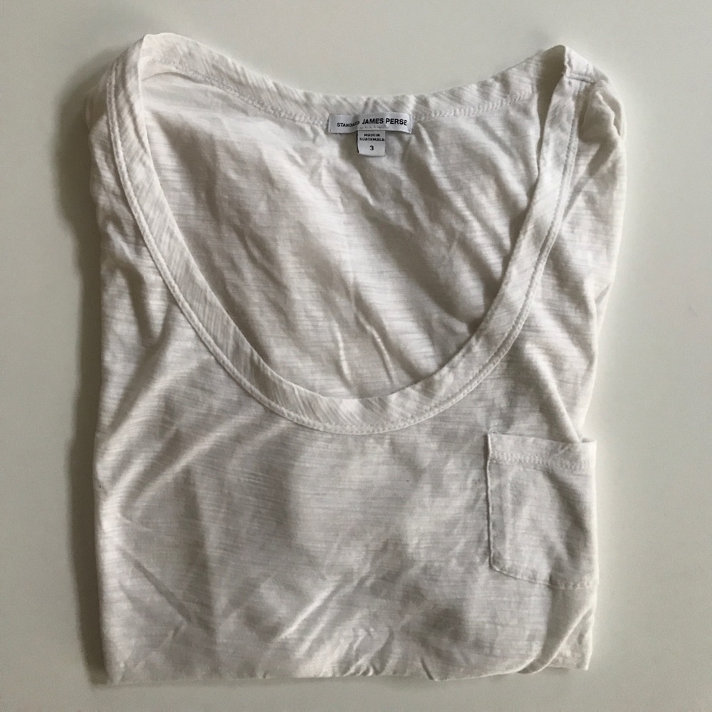James Perse scoop neck tee