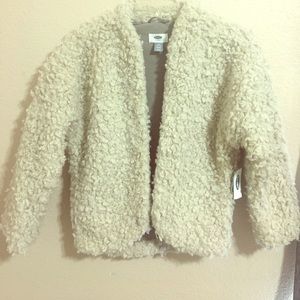 New girls faux fur coat