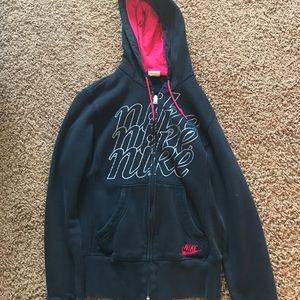 Nike zip up sweatshirt