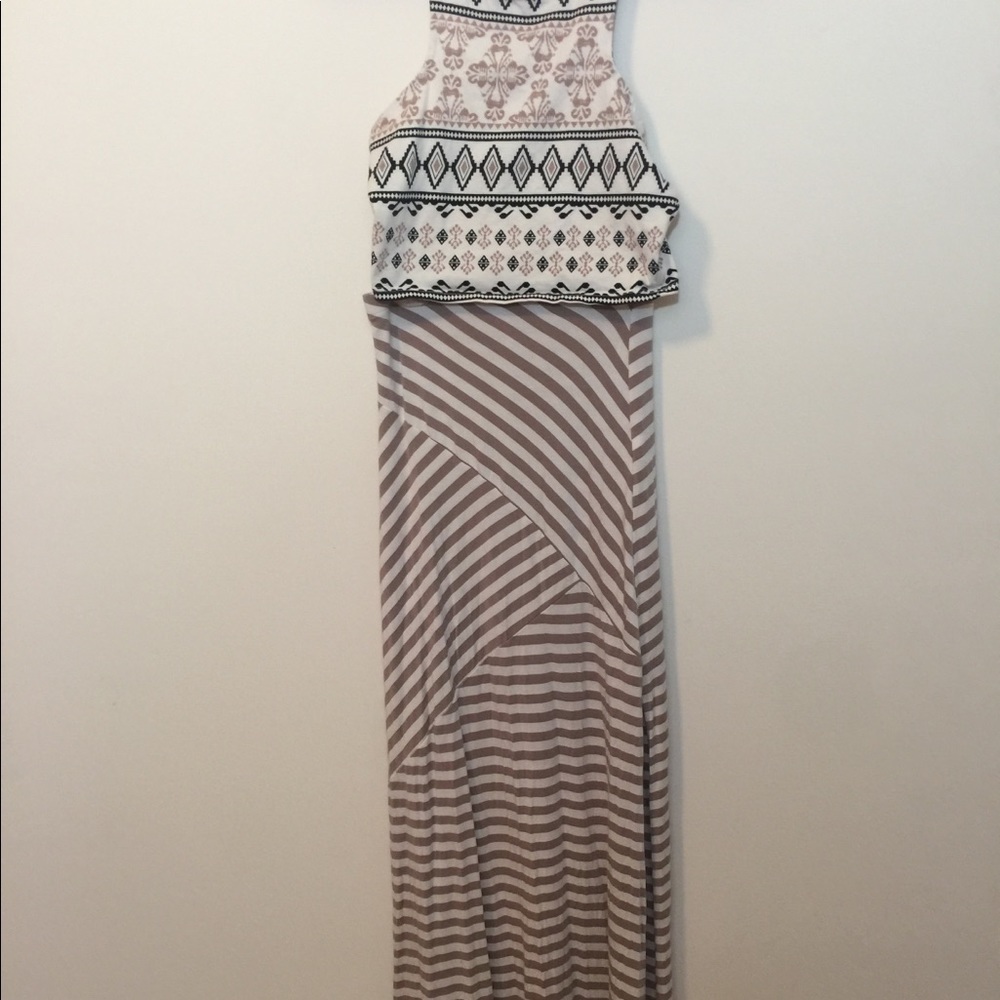 Crop top with maxi skirt!