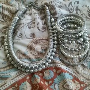 Necklace and bracelet