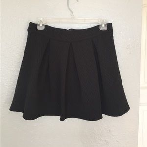 Short chevron skirt