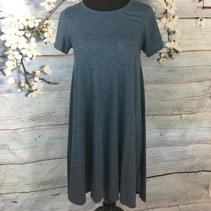 🦋 LuLaRoe Heathered Blue Carly