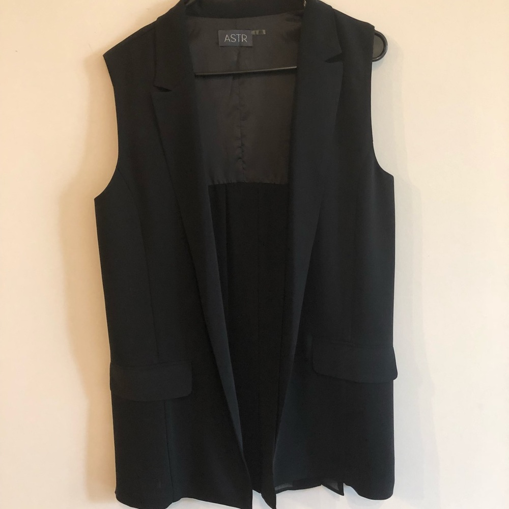 Astr tuxedo-back vest