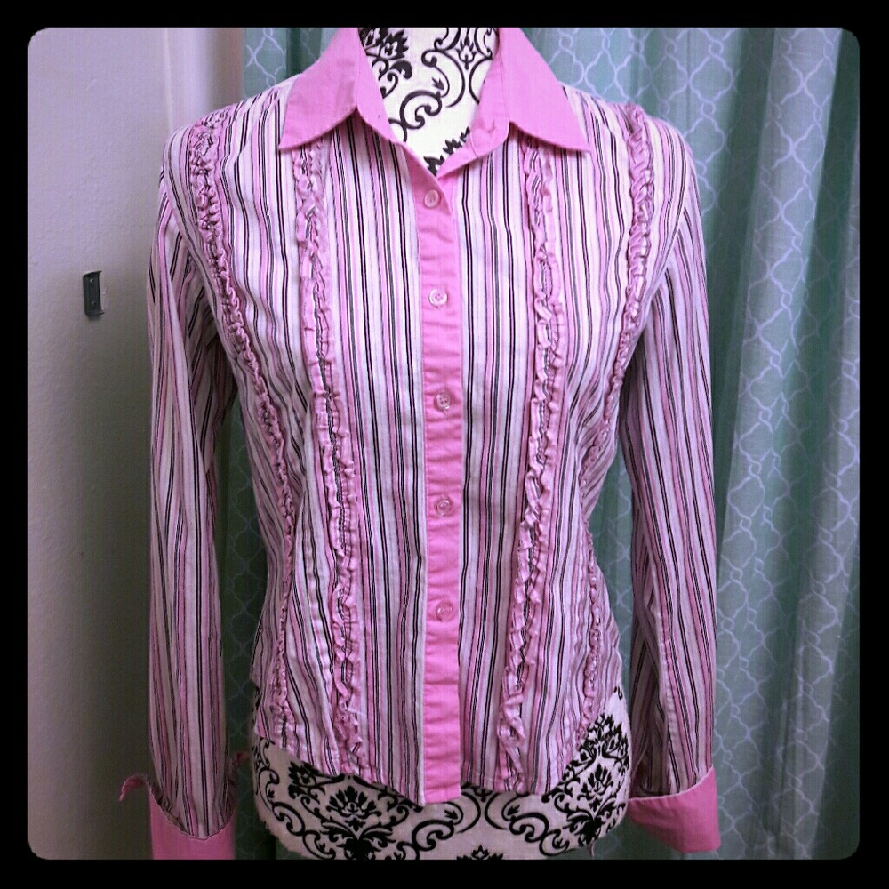Stunning hot pink work blouse