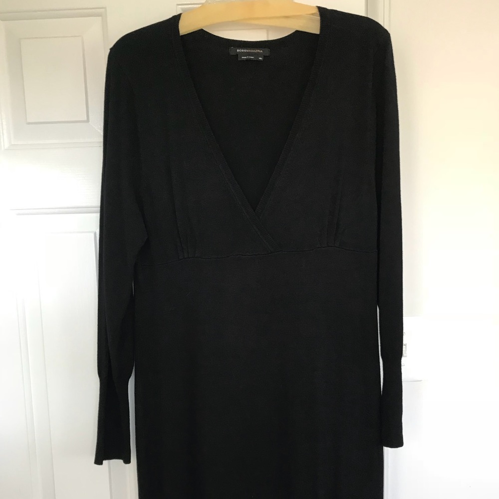 BCBGMax Black V-neck Dress