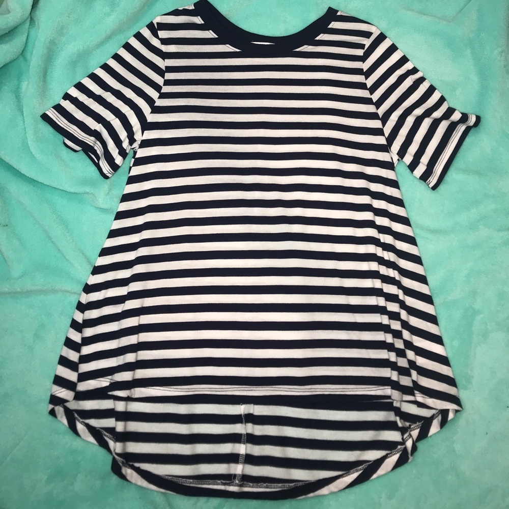 {Awake} Super Soft Striped Flowy Tunic