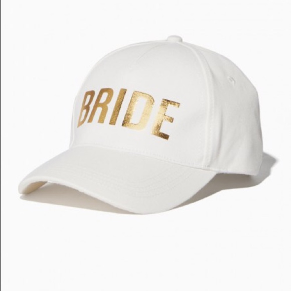 NWOT White BRIDE Baseball Cap