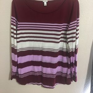J.crew casual stripped top