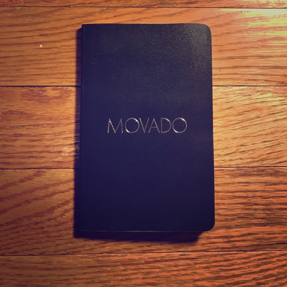 Movado Moleskine Pocket Notebook