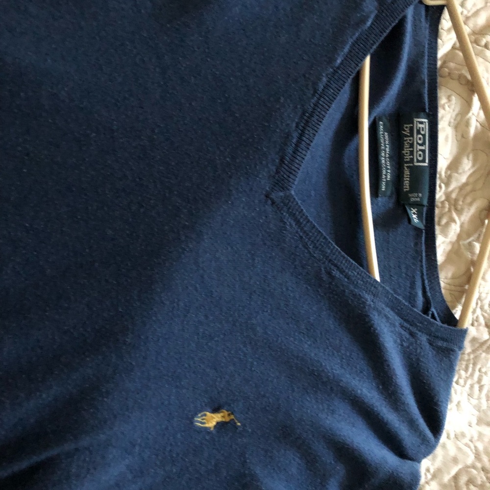 Ralph Lauren V neck sweater XXL exactly like new
