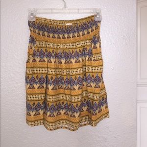 Patterned skirt