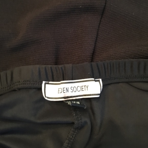 🍼 Black Maternity Shorts - Picture 3 of 4