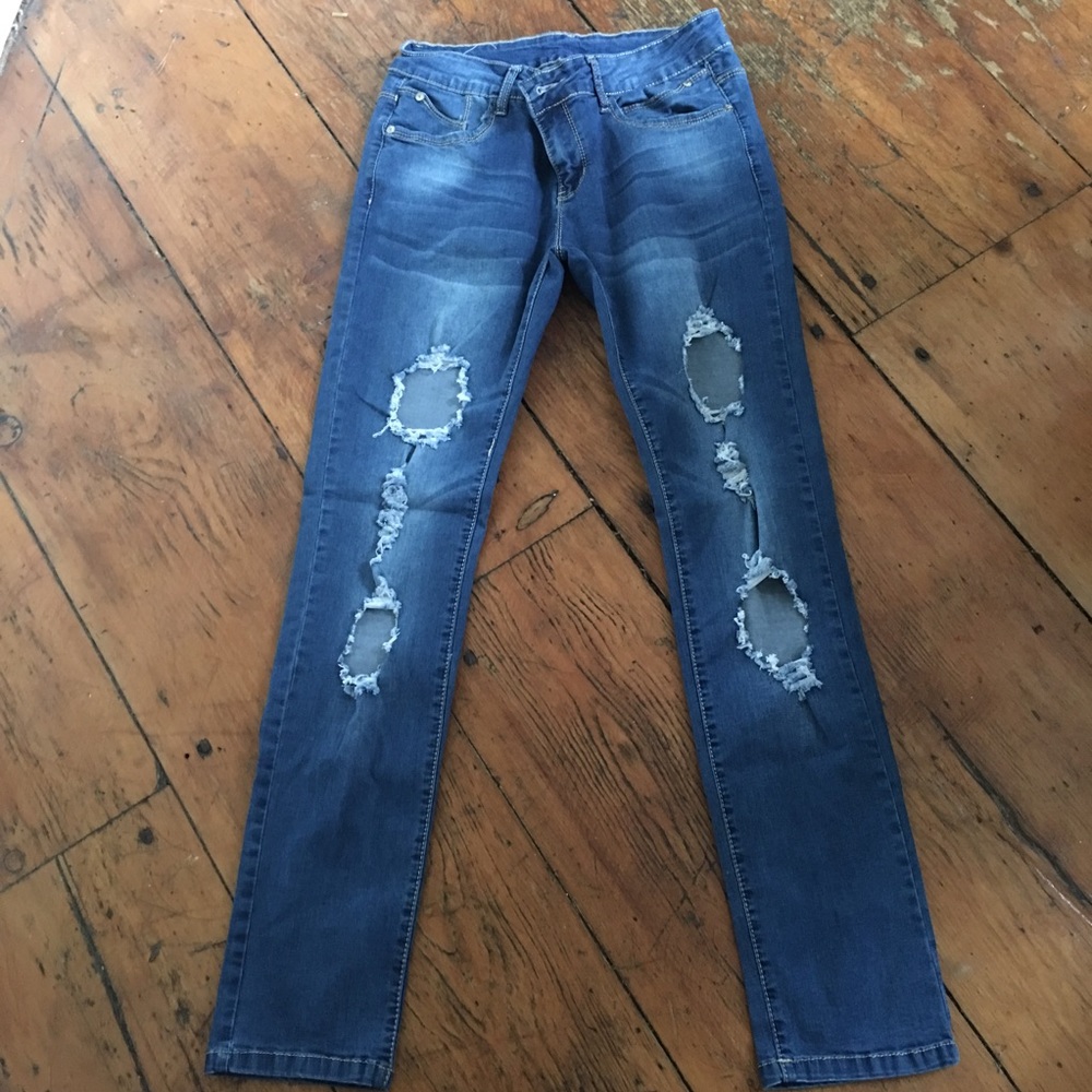 Lizzie blue jeans.👠🍁👢💐