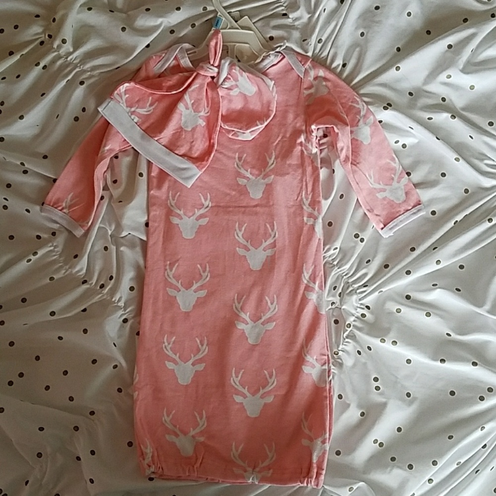Pink deer gown
