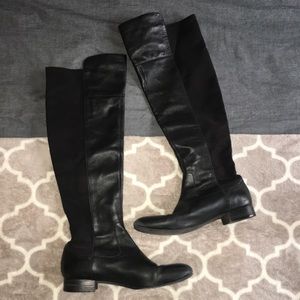 Louise et Cie over the knee black boots in 9.5