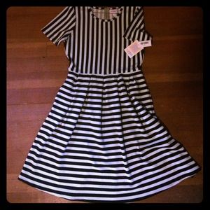 Lularoe Amelia Striped dress