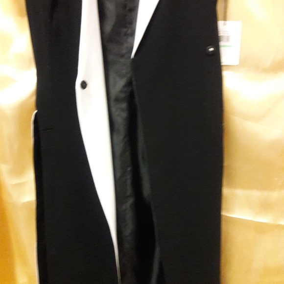 NWT Calvin Klein black & white belted dress - Picture 4 of 8