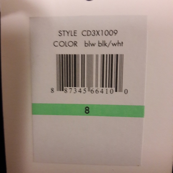 NWT Calvin Klein black & white belted dress - Picture 7 of 8