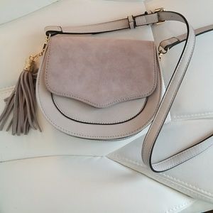 Sandi Grey Mini Saddle Bag
