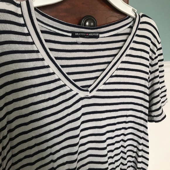 Striped Brandy Melville Tee - Picture 2 of 2