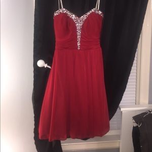 A red dress