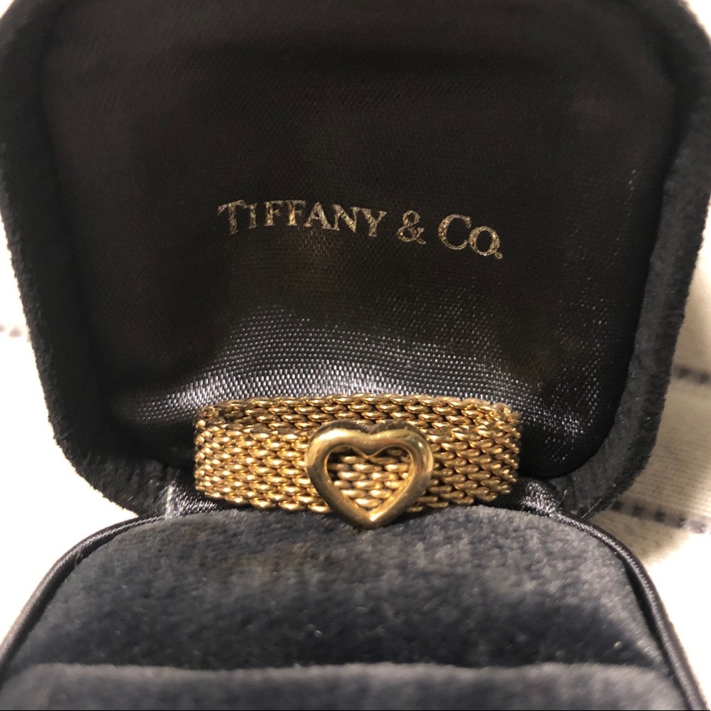 Tiffany &Co. Gold Mesh Ring