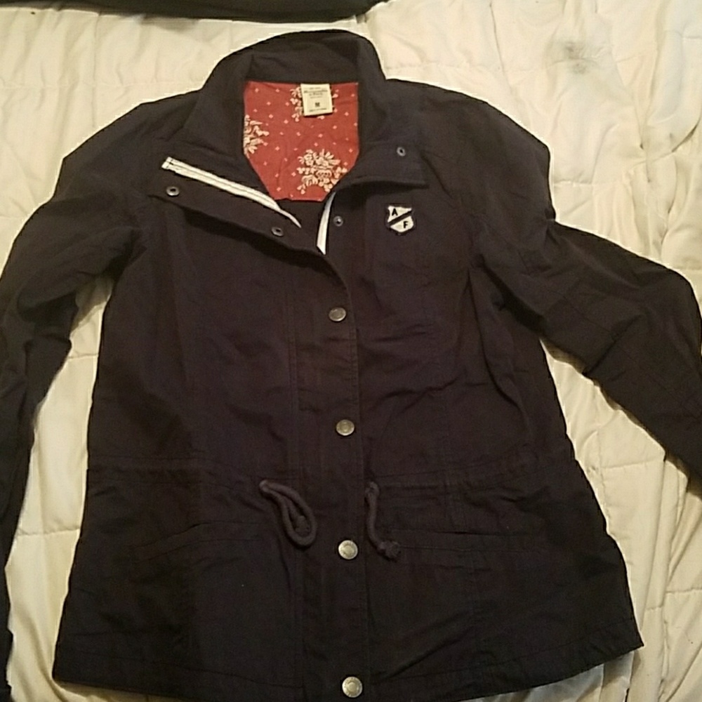 Navy Abercrombie & Fitch M lightweight jacket