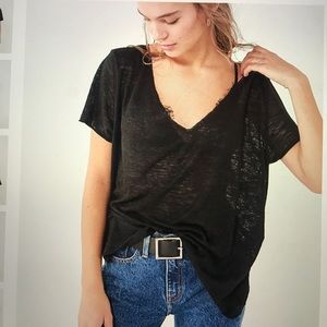 Project Social T Textured Knit V-neck Tee