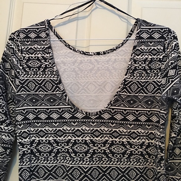 Black and white dress - Picture 3 of 3