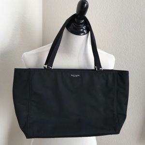 Black canvas Kate Spade bag