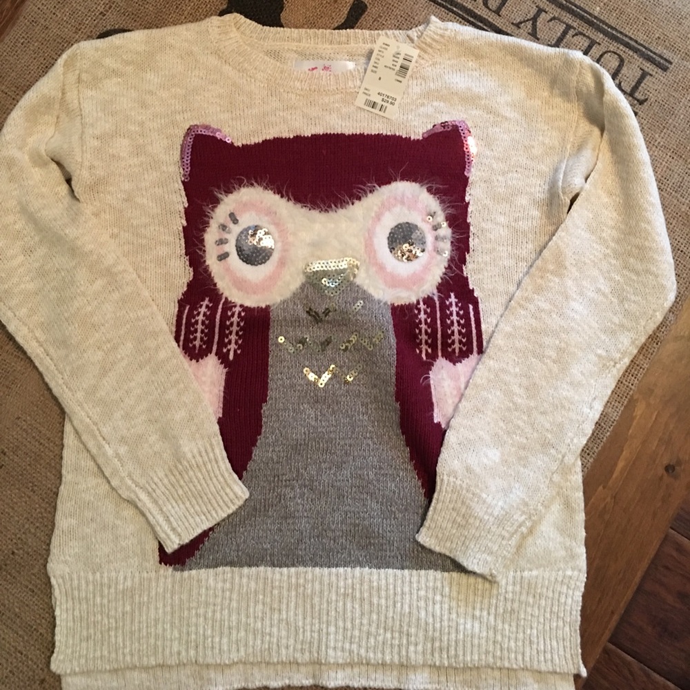 Justice NWT Owl shirt 🦉✨