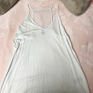 White Spaghetti Strap Tank Top