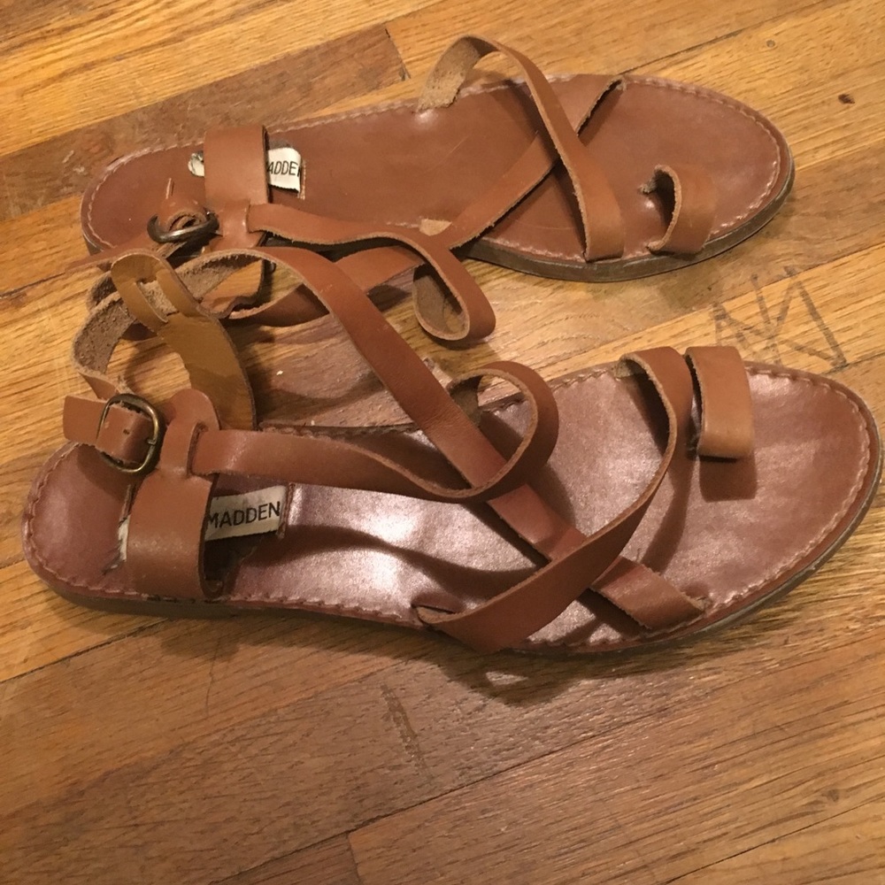 Steve Madden Gladiator sandals.