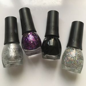 NEW - 4 Venique Mini Nail Polishes