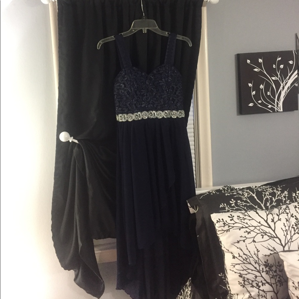 Navy blue dress