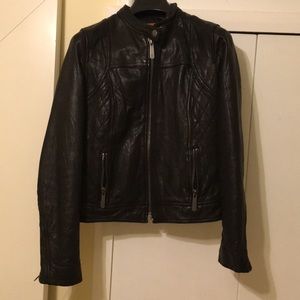 Michael Kors Motorcycle Leather Jacket