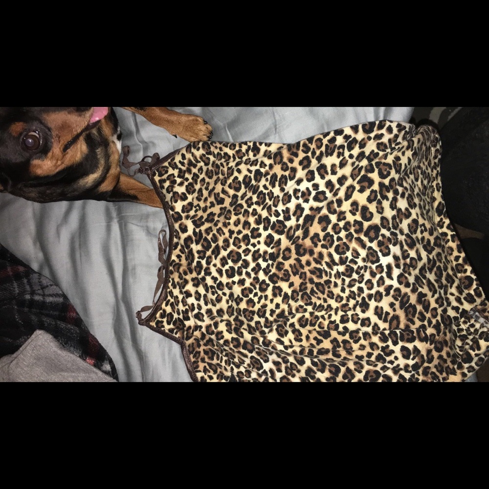 Cheeta print tank top