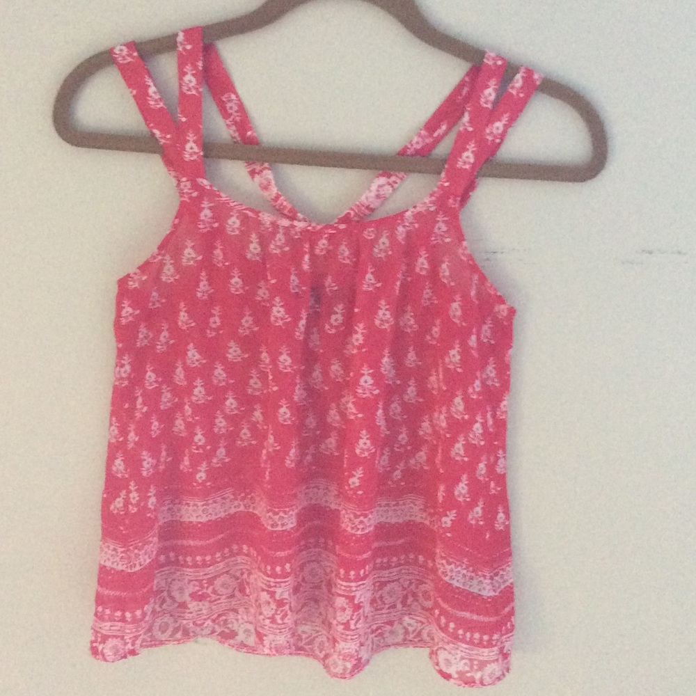 Express handkerchief tank top