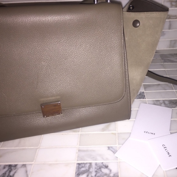 MEDIUM TRAPEZE BAG IN DRUMMED CALFSKIN - Picture 5 of 7