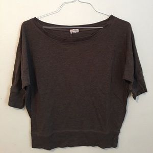 Brown loose top