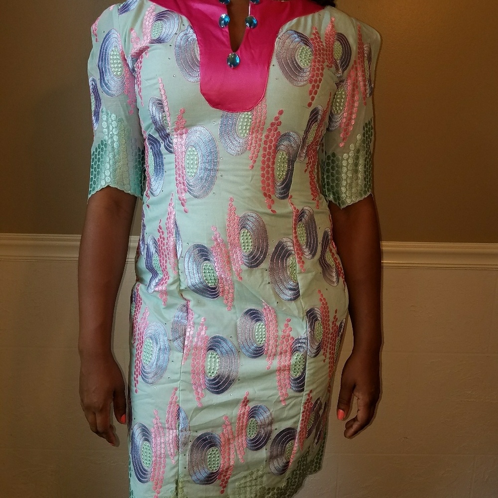 Custom made lace dress