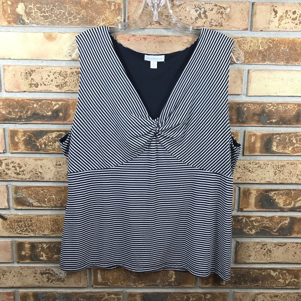 NWOT Charter Club V-neck Top