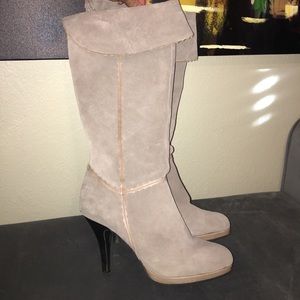 Final price 💕Reba tan suede below the knee boots