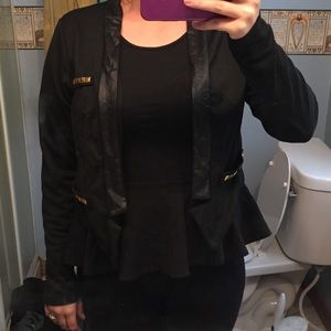 Black studded jacket size M