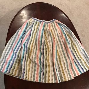 Vintage multicolored 60's or 70's full skirt