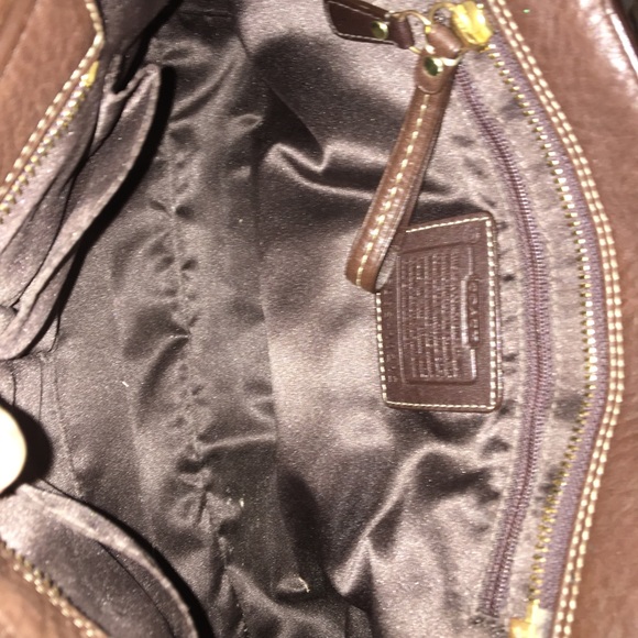 Coach Brown Leather Hand bag - Picture 2 of 4