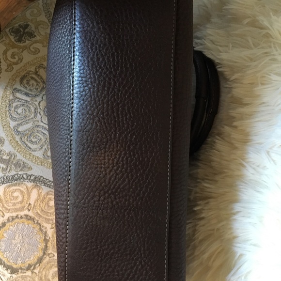 Coach Brown Leather Hand bag - Picture 3 of 4