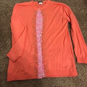 J.crew Cardigan with 3/4 sleeves and beading